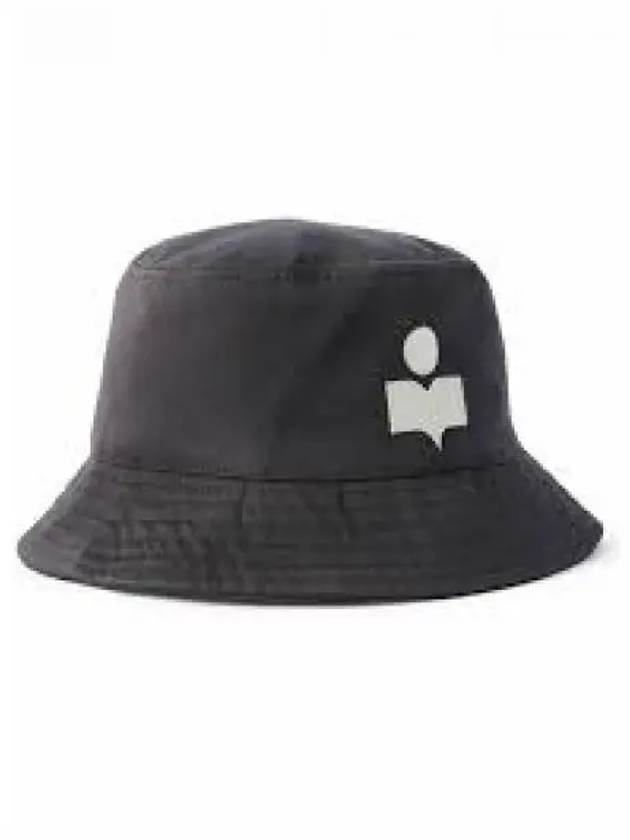 Embroidered Logo Bucket Hat Grey - ISABEL MARANT - BALAAN 2