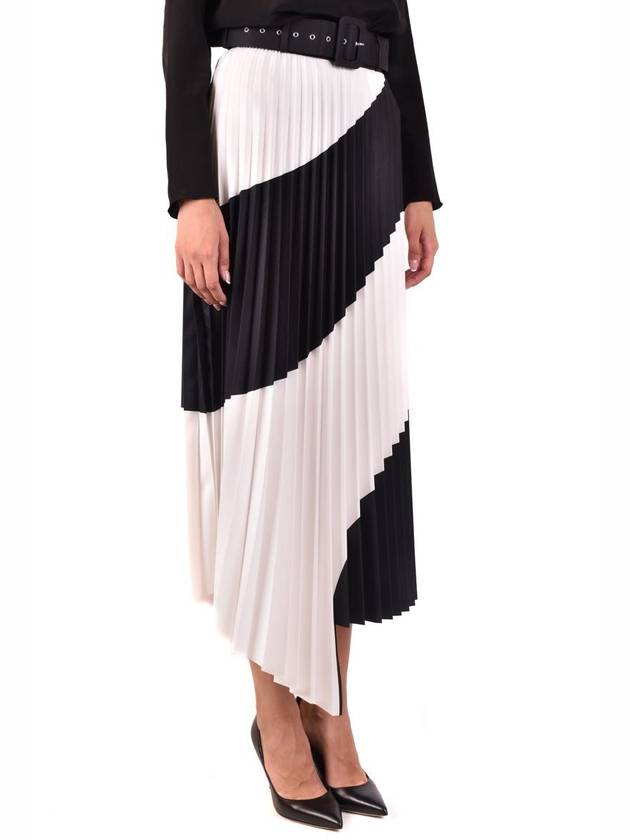 spiral pleated skirt - OFF WHITE - BALAAN 3