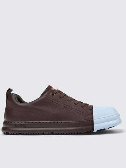 Junction Runner Leather Low Top Sneakers Burgundy - CAMPER - BALAAN 2