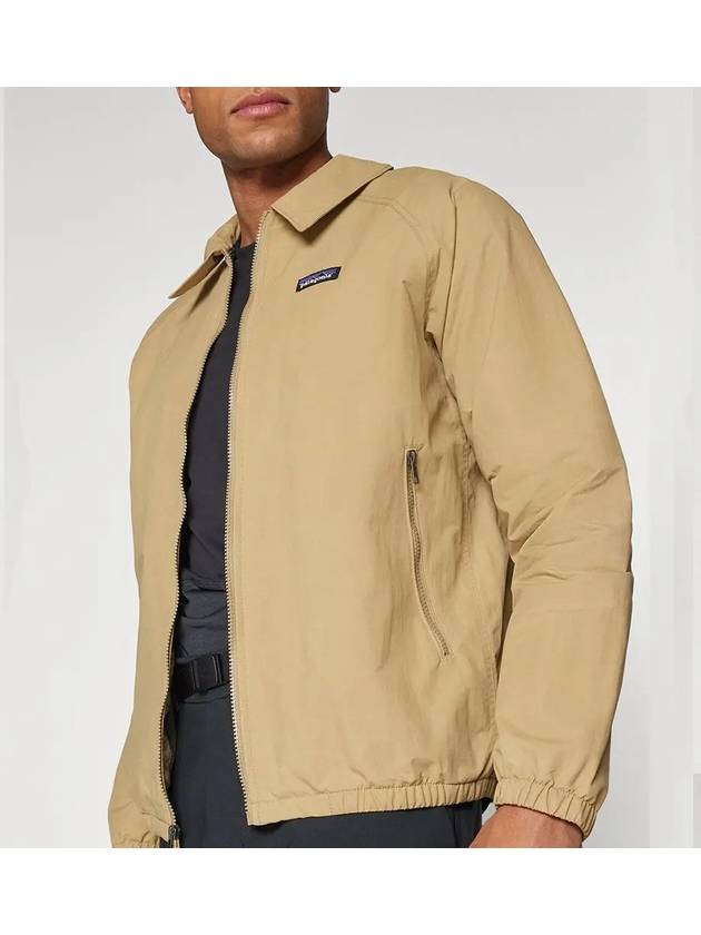 Men's Baggies Logo Patch Zip Pocket Zip-Up Jacket Classic Tan - PATAGONIA - BALAAN 5