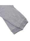 Garment Dyed Cotton Fleece Track Pants Grey - STONE ISLAND - BALAAN 7
