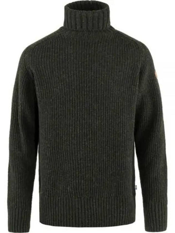Men's Ovik Roller Neck Sweater 87072633 ovik Roller Neck Sweater M - FJALL RAVEN - BALAAN 1