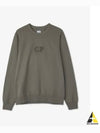 Men's Logo Light Fleece Sweatshirt Khaki - CP COMPANY - BALAAN 2