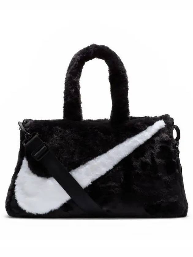 Sportswear Fake Fur 10L Tote Bag Black - NIKE - BALAAN 1