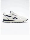 Classic 1983 Vintage Leather Low Top Sneakers Navy Chalk - REEBOK - BALAAN 2