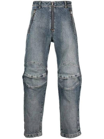 Knee Pad Zip Up Jeans A078080IHAS - DIESEL - BALAAN 1