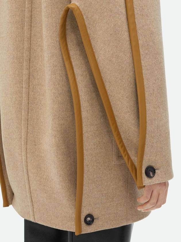 Bottega Veneta Coats Beige - BOTTEGA VENETA - BALAAN 5