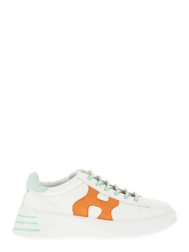 Sneakers HXW5640DN61N4O0SU9 WHITE LIGHT BLUE ORANGE - HOGAN - BALAAN 1