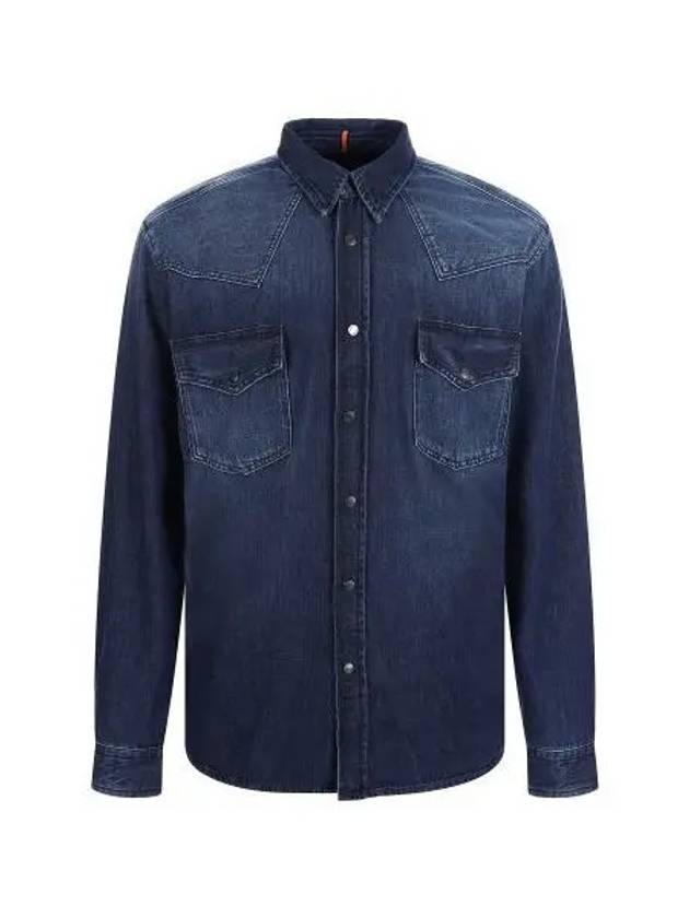 Pocket Western Denim Shirt50489489 406 - BOSS - BALAAN 1