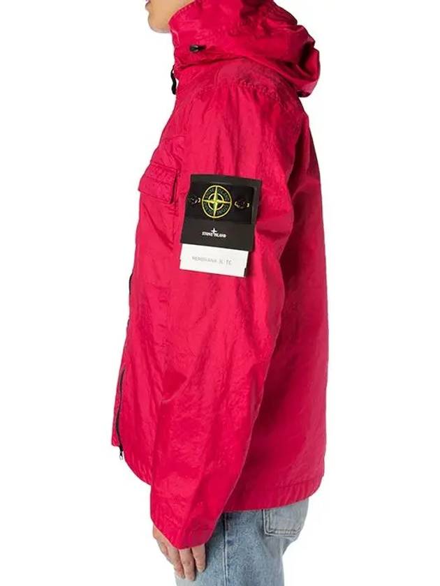 Waffen Patch Membrana Hooded Jacket Cyclamen - STONE ISLAND - BALAAN 7