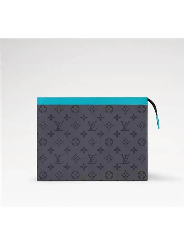 Pochette Voyage MM Pouch Bag Grey Blue - LOUIS VUITTON - BALAAN 2