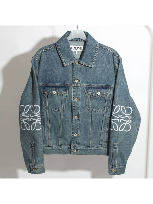 Anagram Denim Jacket Blue - LOEWE - BALAAN 2