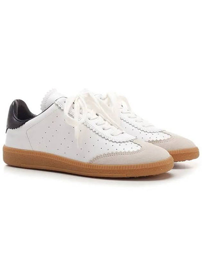 Women's Blyce Vintage Leather Low Top Sneakers White - ISABEL MARANT - BALAAN 2