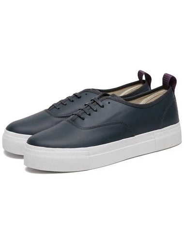 Women's Mother Navy Sneakers MOTHER LEATHER DARK NAVY - EYTYS - BALAAN 1