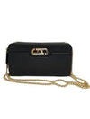 Chain Logo Cross Shoulder Bag Black - MARC JACOBS - BALAAN 2