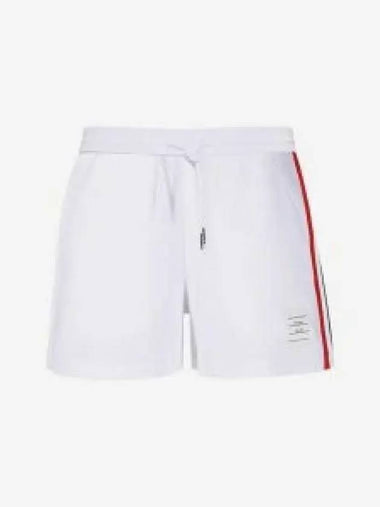 RWB Striped Pique Shorts FJQ015A 00050 - THOM BROWNE - BALAAN 1