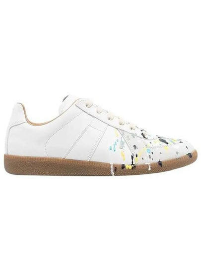 Replica Paint Drop Low Top Sneakers White - MAISON MARGIELA - BALAAN 2