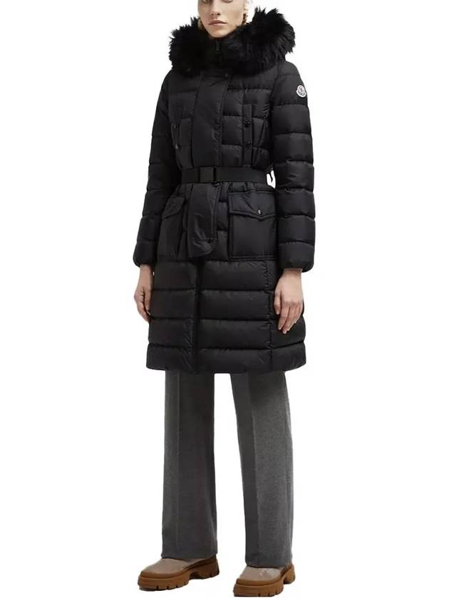 Women's Khloe Long Down Padding Black - MONCLER - BALAAN 3