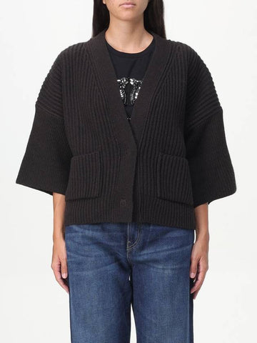 Cardigan a coste Pinko in lana e cashmere - PINKO - BALAAN 1