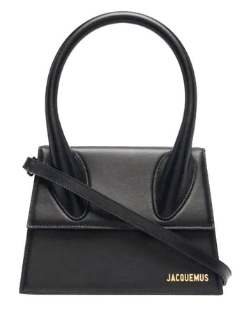 Le Grand Chiquito Large Tote Bag Black - JACQUEMUS - BALAAN.