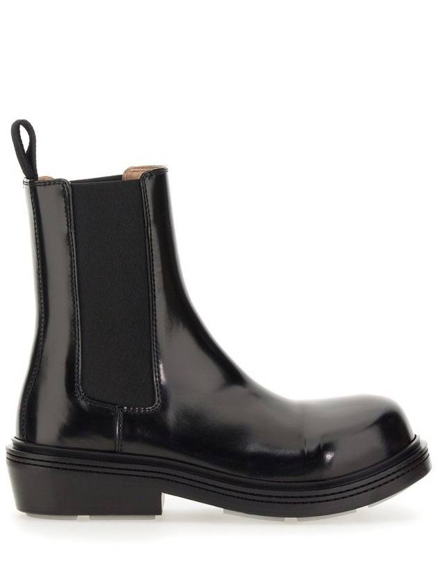 Fireman Chelsea Leather Ankle Boots Black - BOTTEGA VENETA - BALAAN 2