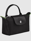 Le Pliage Green Handle Pouch Bag Black - LONGCHAMP - BALAAN 3