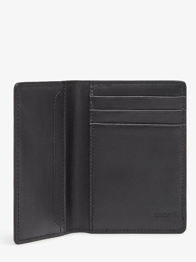 Diagonal Card Wallet Grey - FENDI - BALAAN 3