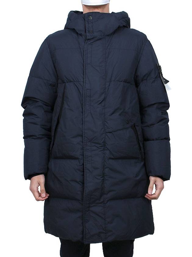 Wappen Patch Crinkle Labs Padding Navy - STONE ISLAND - BALAAN 3