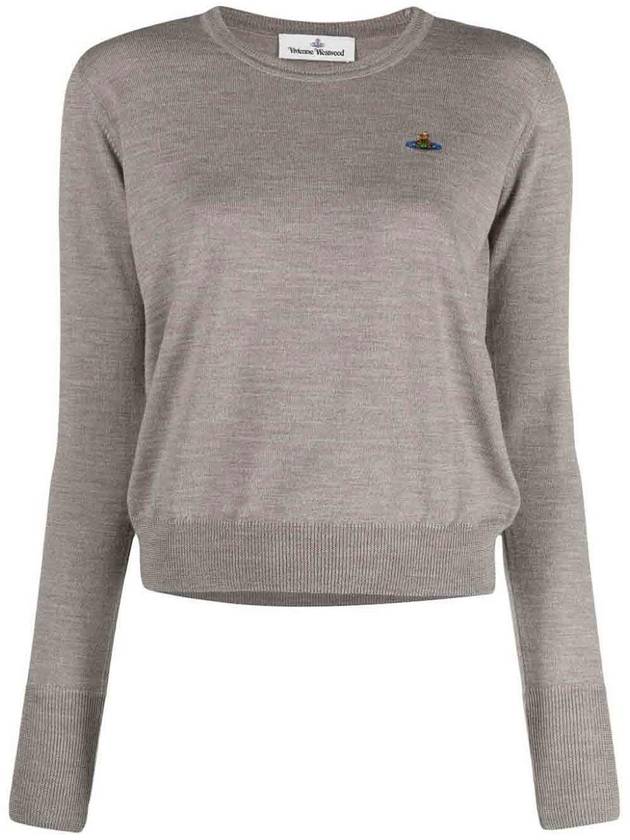 Bea Jumper Knit Top Grey - VIVIENNE WESTWOOD - BALAAN 3