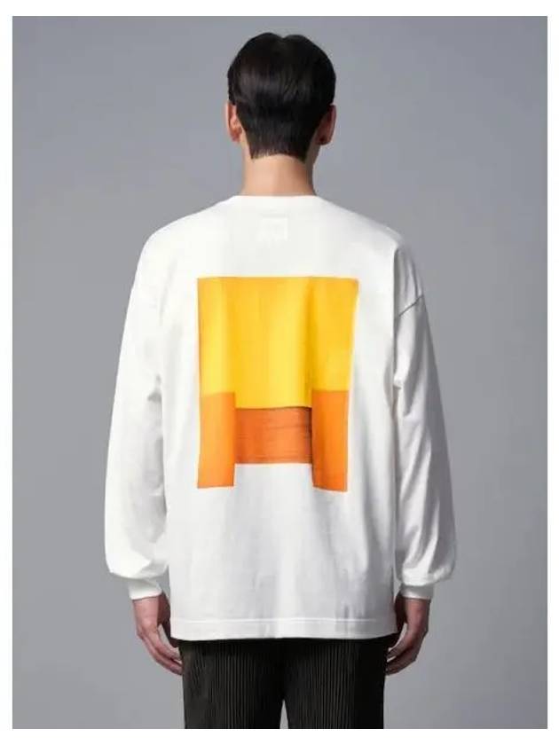 Ronan Bouroul Lec Long Sleeve T Shirt Yellow x Orange Domestic Product GM0024080580389 - ISSEY MIYAKE - BALAAN 1