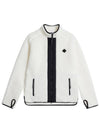 Juniper Pile Mid Layer Shearling Jacket White - J.LINDEBERG - BALAAN 2