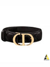 30 Montaigne Leather Belt Black - DIOR - BALAAN 2