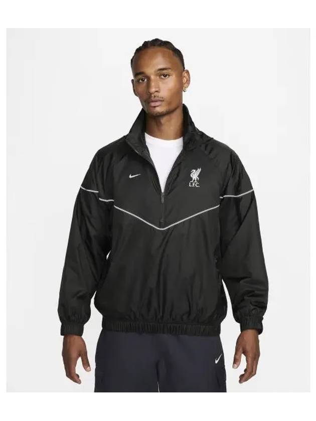 Liverpool FC Windrunner Anorak Jacket M Knight Forest Reflective Silver FZ8680 321 - NIKE - BALAAN 1