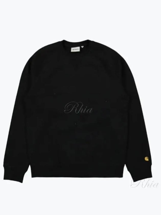 Chase Crew Neck Sweatshirt Black - CARHARTT WIP - BALAAN 2