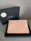 Classic clutch new medium caviar beige pink gold plated A82545 - CHANEL - BALAAN 1