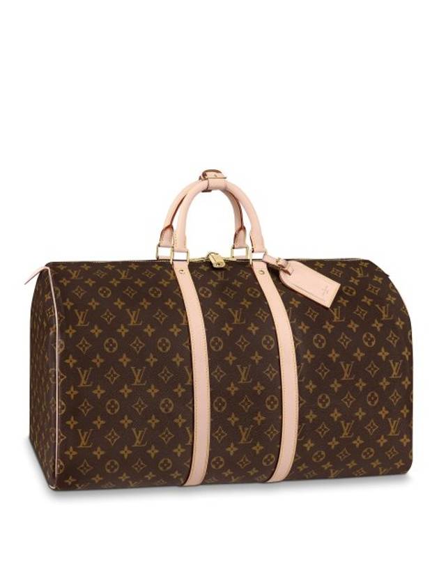 Keepall 55 Duffel Bag Brown - LOUIS VUITTON - BALAAN.