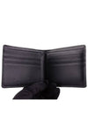 Check Polyurethane Bifold Wallet Black - BURBERRY - BALAAN 4