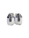 Logo Plaque Leather Low-Top Sneakers White - PHILIPP PLEIN - BALAAN 5