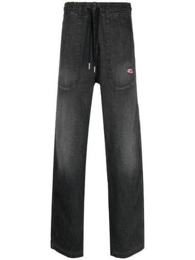 D Martians Track Jeans Black - DIESEL - BALAAN 1