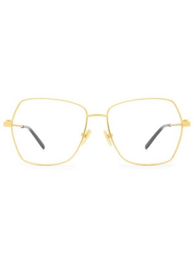 Eyewear Geometric Frame Glasses Gold - BALENCIAGA - BALAAN.