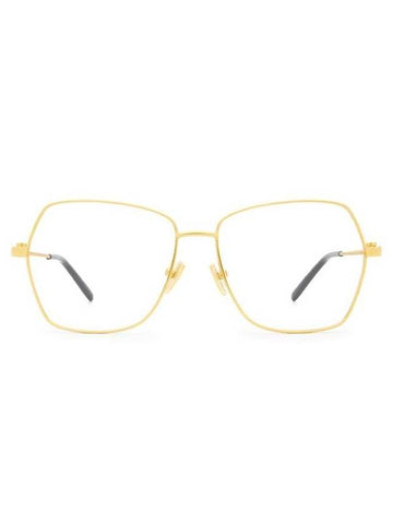 Eyewear Geometric Frame Glasses Gold - BALENCIAGA - BALAAN.