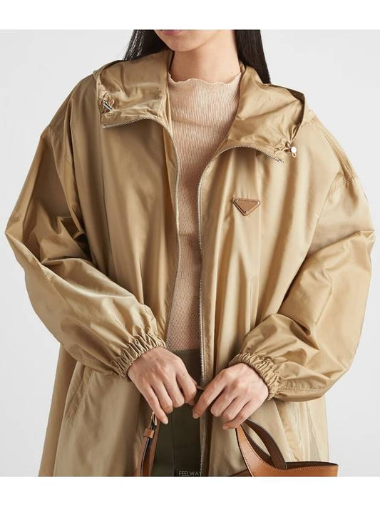 Light Re Nylon Raincoat Jacket - PRADA - BALAAN 2