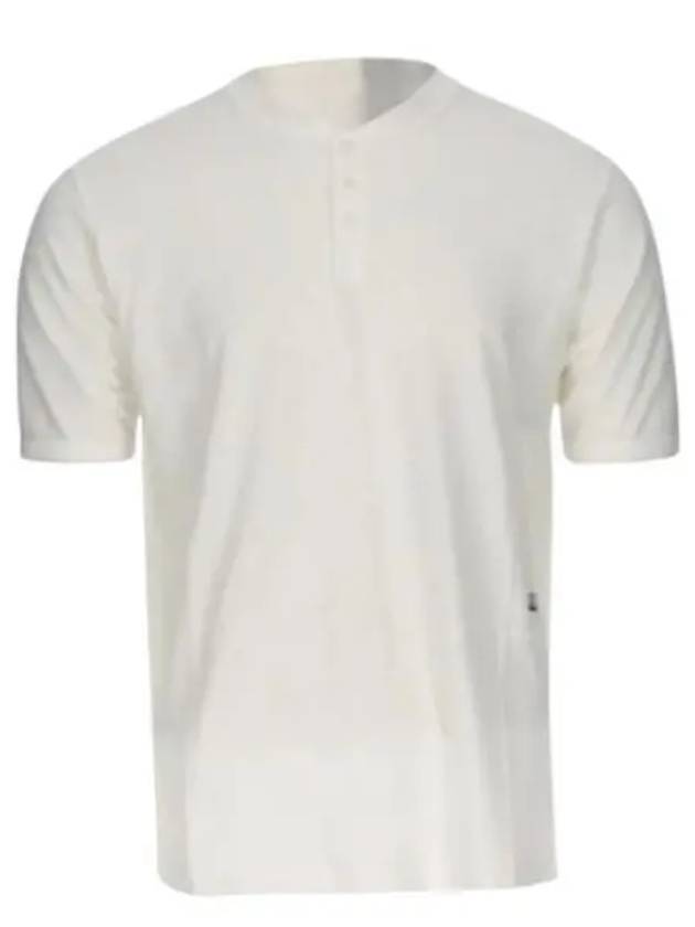 Tacting Piquet Buttoned Short Sleeve T-Shirt White - CP COMPANY - BALAAN 2