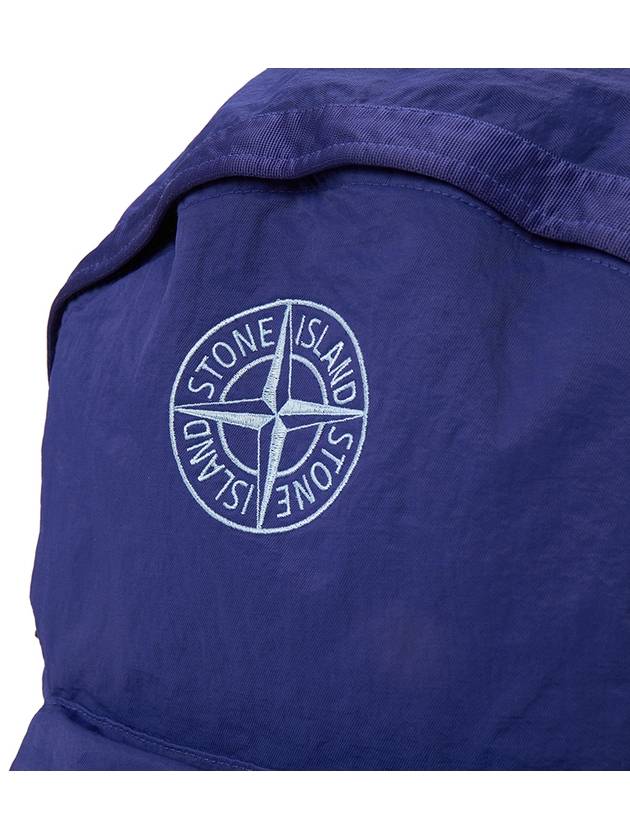 Kids Stone Island 90769 Garment Dyed Nylon Twill Backpack Ultramarine Blue - STONE ISLAND - BALAAN 6