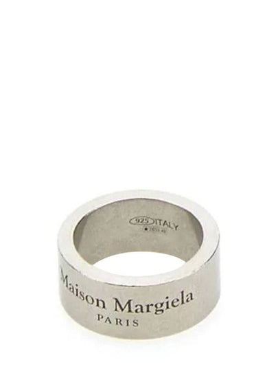 Engraved Logo Ring Silver - MAISON MARGIELA - BALAAN 2