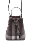 TB Mini Bucket Bag Dark Birch Brown - BURBERRY - BALAAN 2