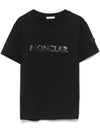 Short Sleeve T Shirt 8C00021 89AIJ 999 Black - MONCLER - BALAAN 1