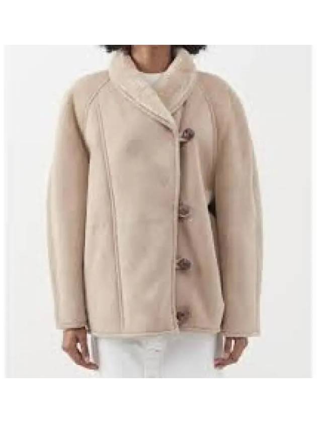 Avenilla shearling coat beige MA127722A002E90BE 1128611 - ISABEL MARANT - BALAAN 1