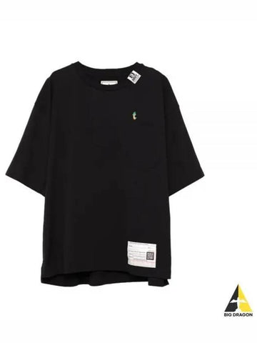 A13TS631 BLACK Duck embroidery T shirt - MIHARA YASUHIRO - BALAAN 1