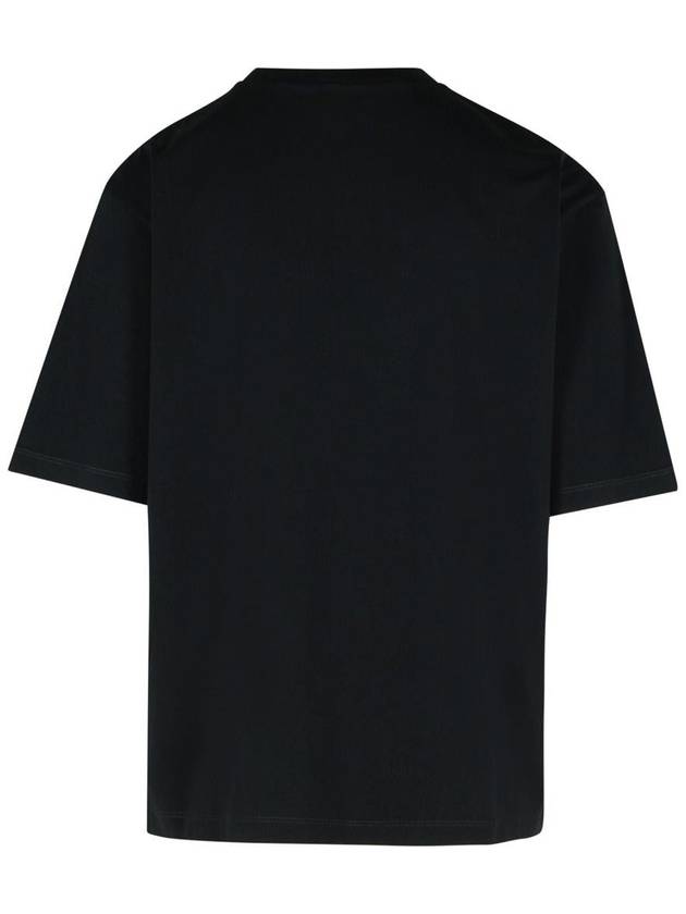 DSQUARED2 Black Cotton T-Shirt - DSQUARED2 - BALAAN 3